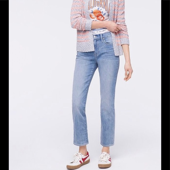 NWT J. Crew Slim Boyfriend Jean in Ocean Surf Wash - Picture 2 of 5